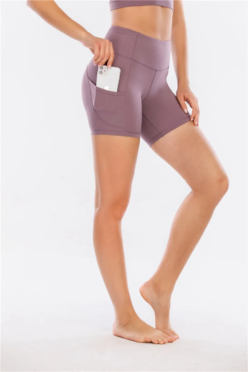 High-Waist Runner Short 6" Inseam w Pockets