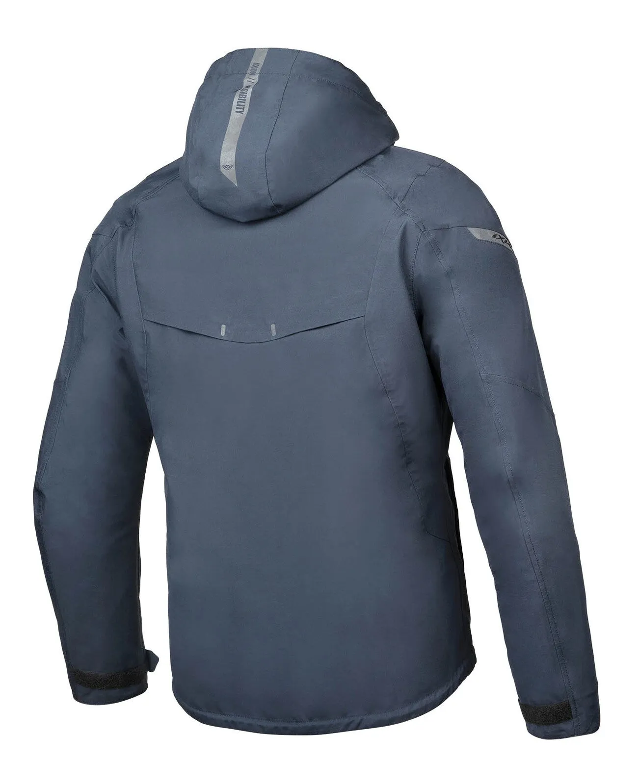 IXON BURNING NAVY TEXTILE HOODIE JACKET