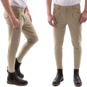 John Whitaker Clayton Mens Breeches With Grip Knee Patches