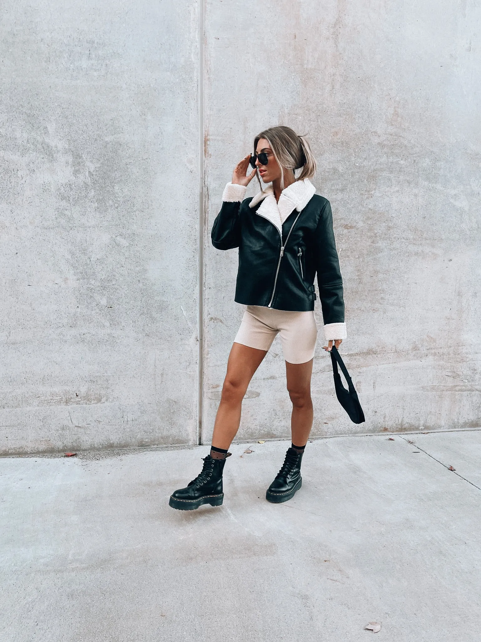 Knit Biker Shorts