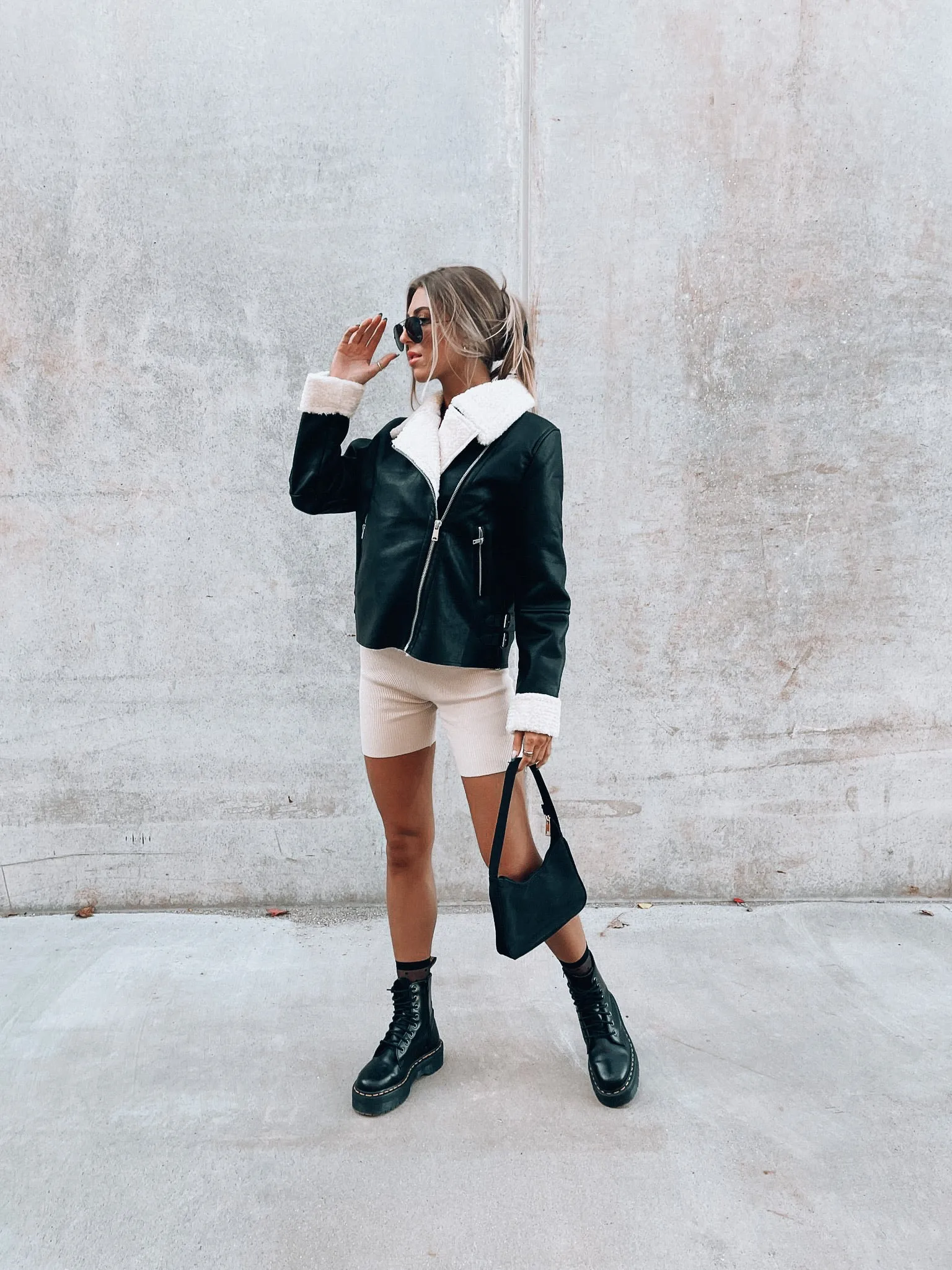 Knit Biker Shorts