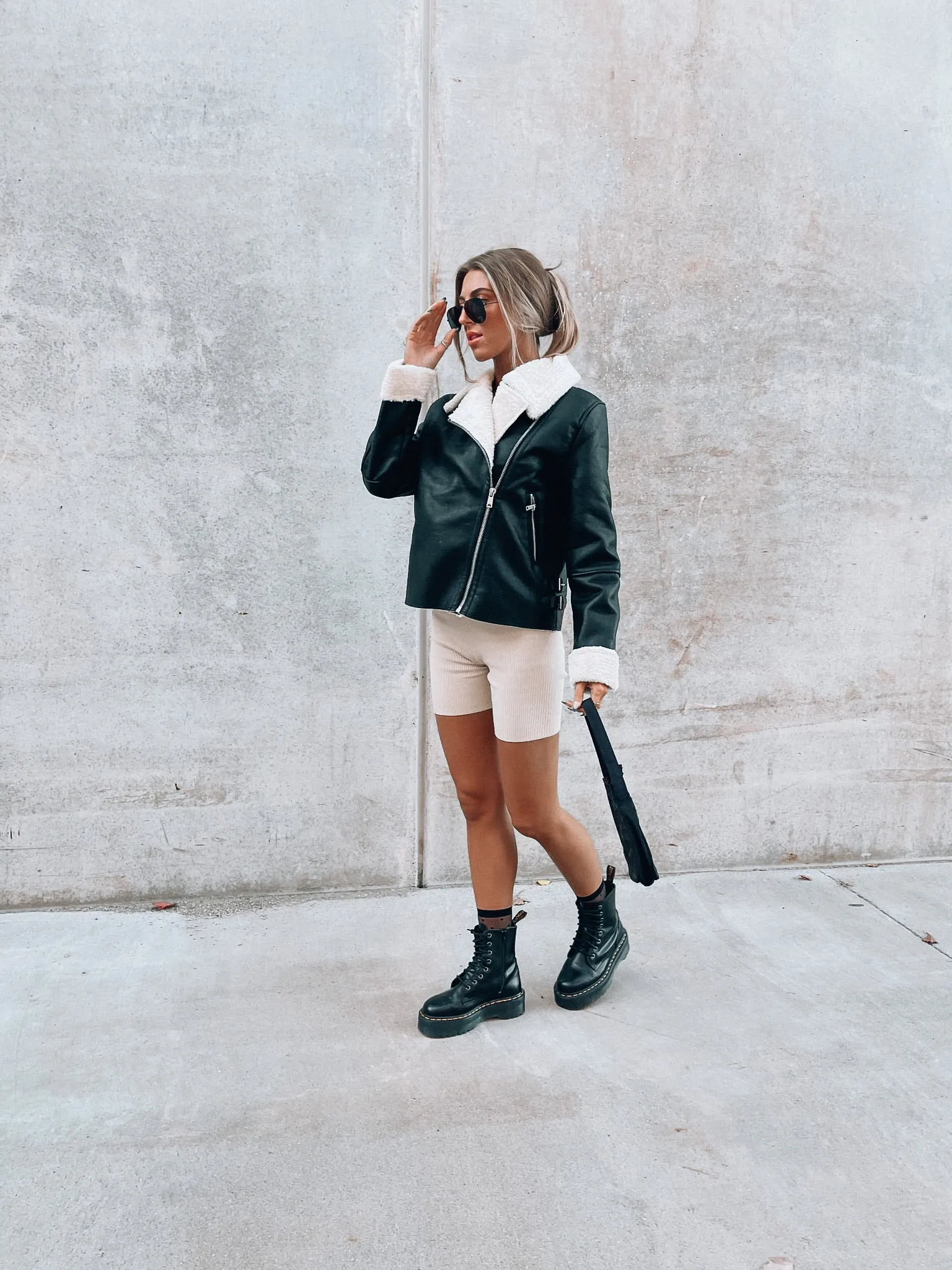 Knit Biker Shorts