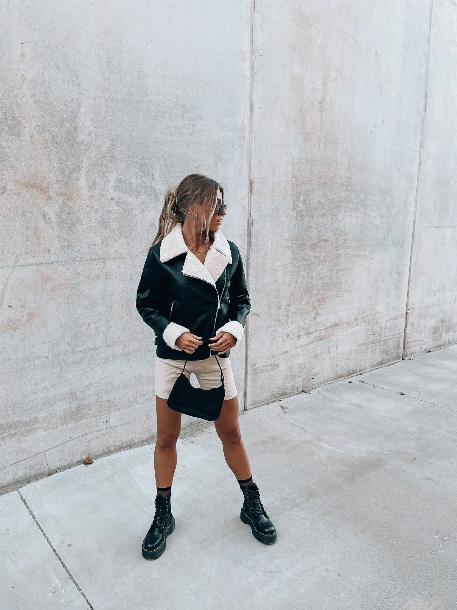 Knit Biker Shorts
