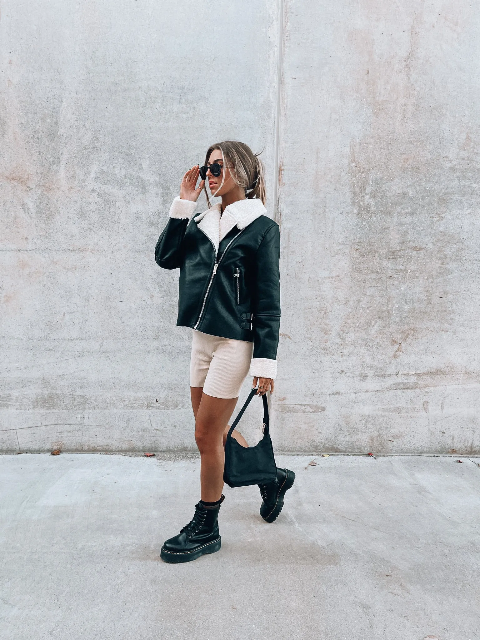 Knit Biker Shorts