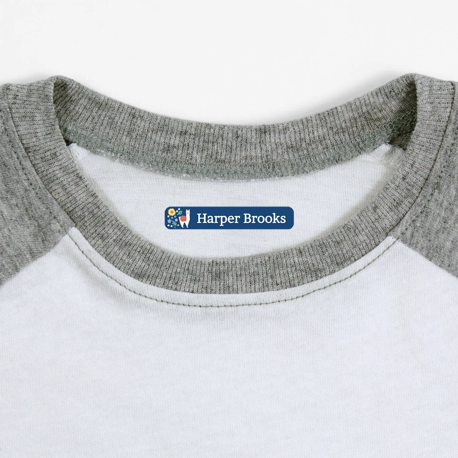 Llama Iron-On Clothing Labels