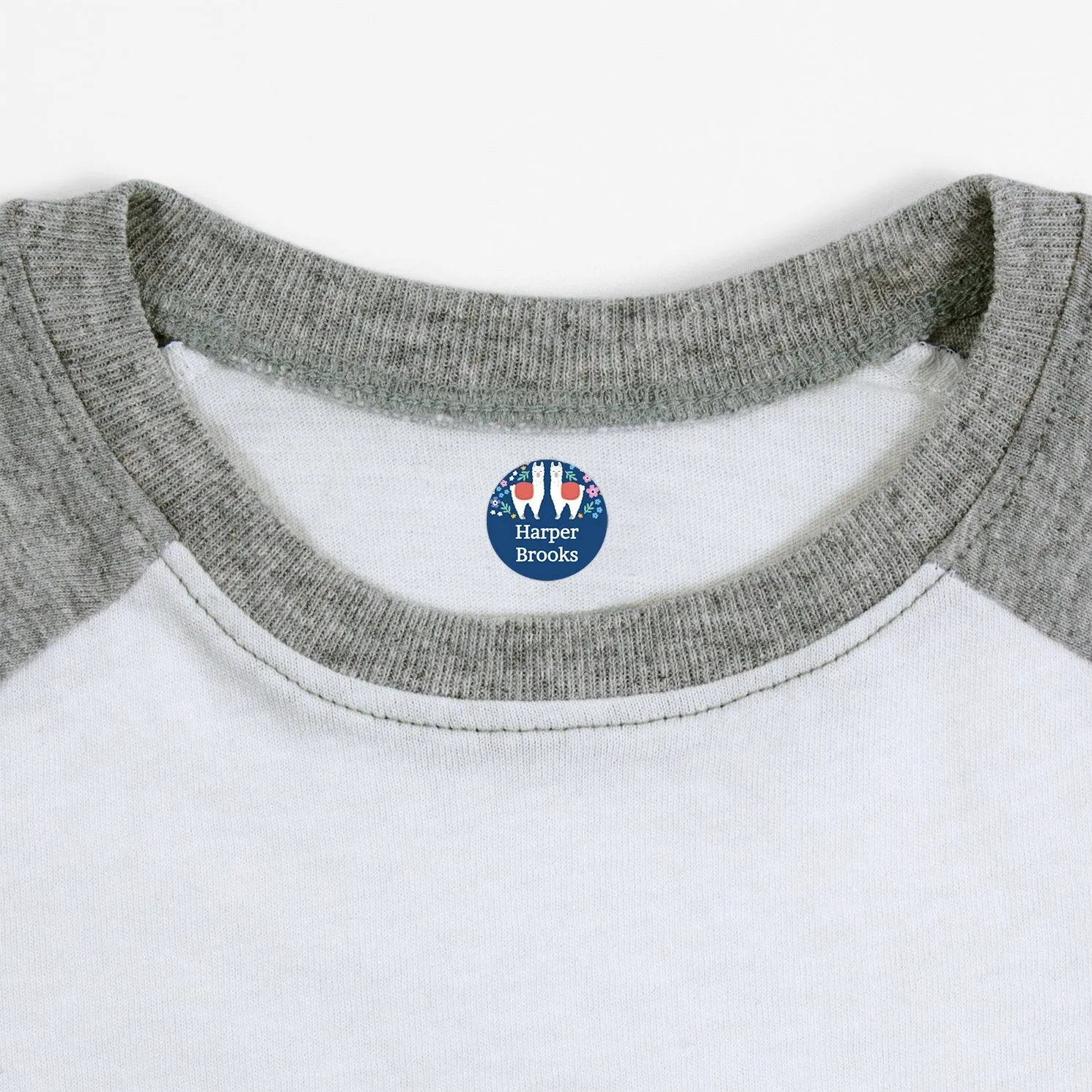 Llama Iron-On Clothing Labels