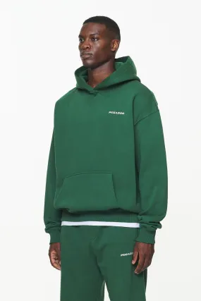 LOGO OVERSIZED HOODIE VINTAGE WASHED BRITISH GREEN