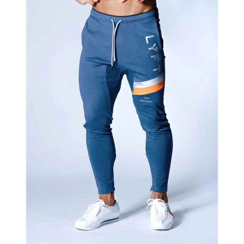 LYFT Cotton Casual Zipper Slim Fitness Trousers