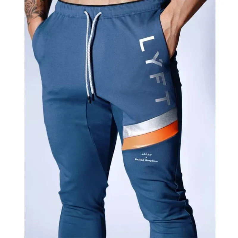 LYFT Cotton Casual Zipper Slim Fitness Trousers