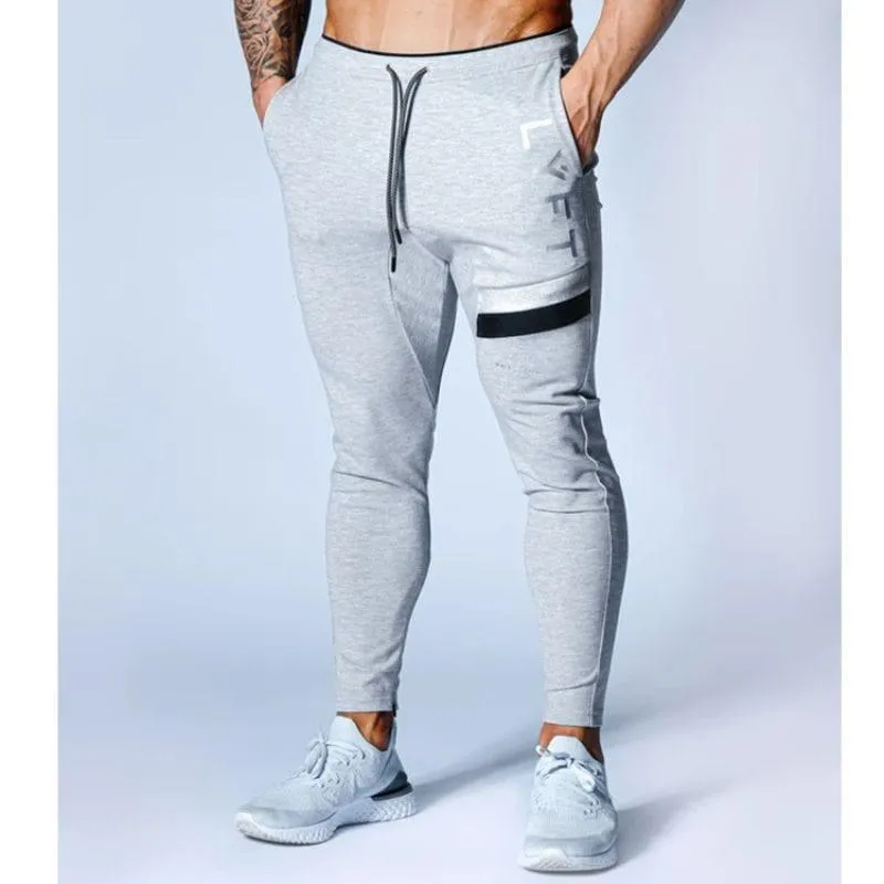 LYFT Cotton Casual Zipper Slim Fitness Trousers