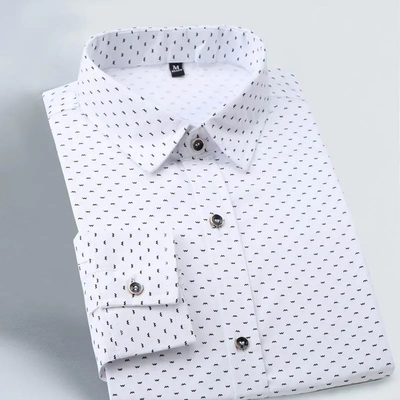 Men's Autumn Casual Long Sleeved Shirt | Plus Size