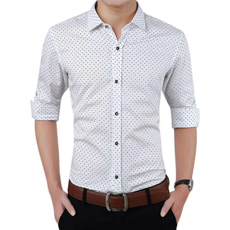 Men's Autumn Casual Long Sleeved Shirt | Plus Size