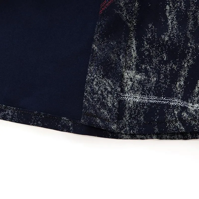 Men's Autumn Casual Printed Long Sleeved Shirt