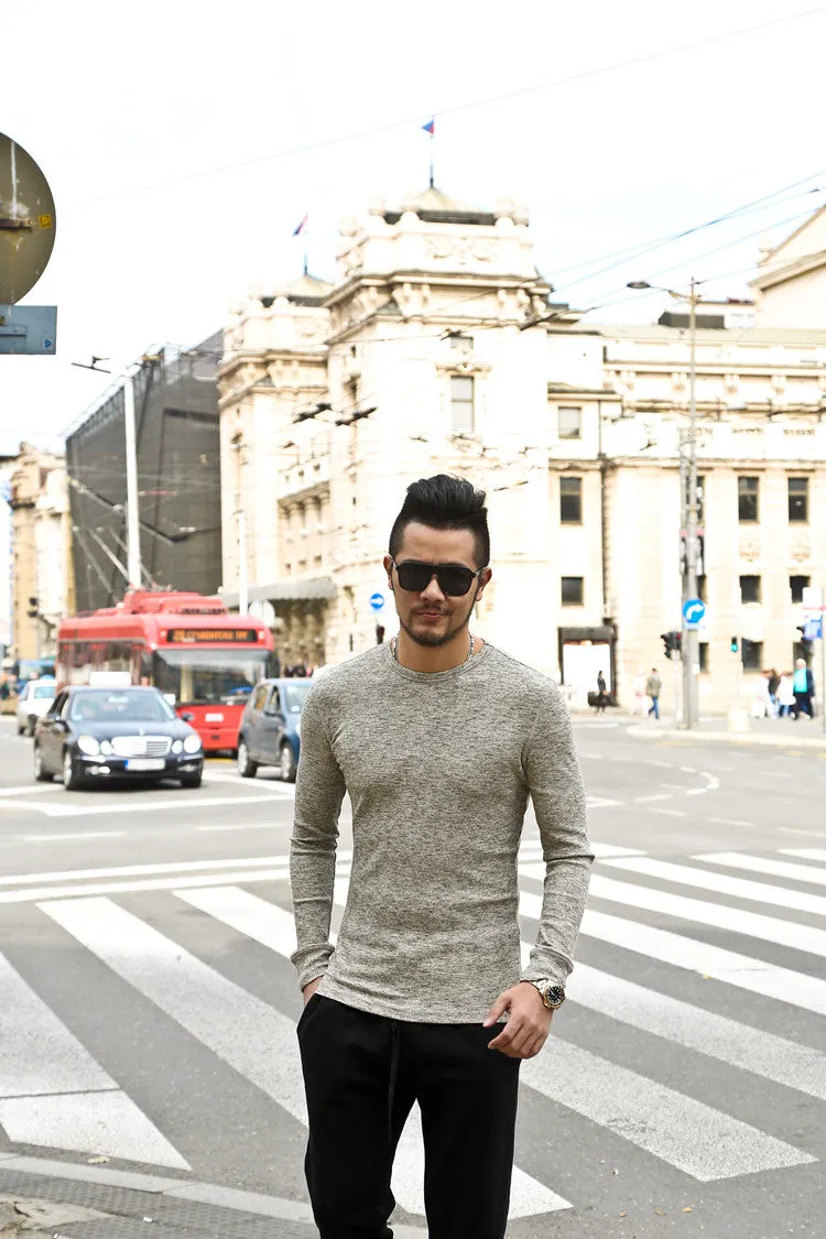 Men's Autumn Cotton T-Shirt