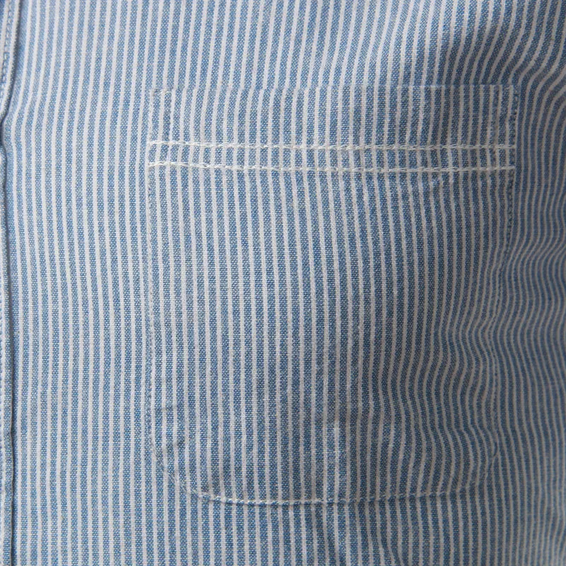 Men's Casual Long Sleeved Slim Fit Shirt With Stripes