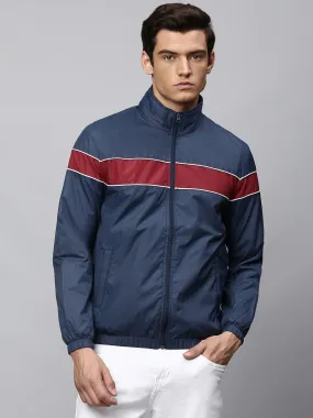 Mens Long-Sleeve Jacket - Lightweight Casual Winterwear  (Bright Navy)