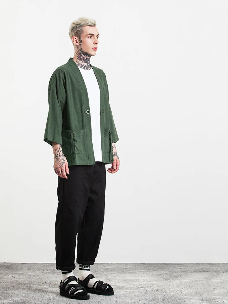 Men's Long Sleeved Japanese Shirt