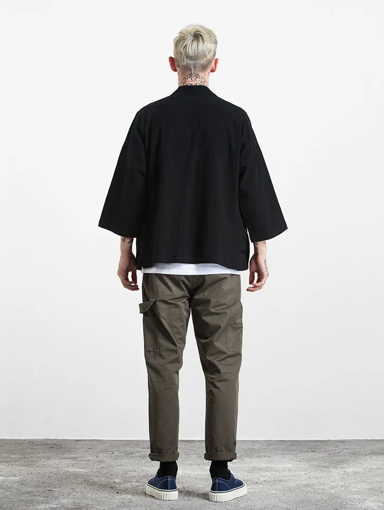 Men's Long Sleeved Japanese Shirt