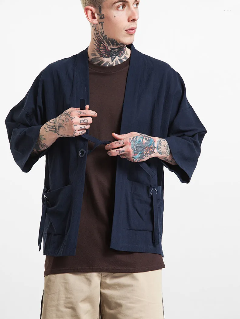 Men's Long Sleeved Japanese Shirt