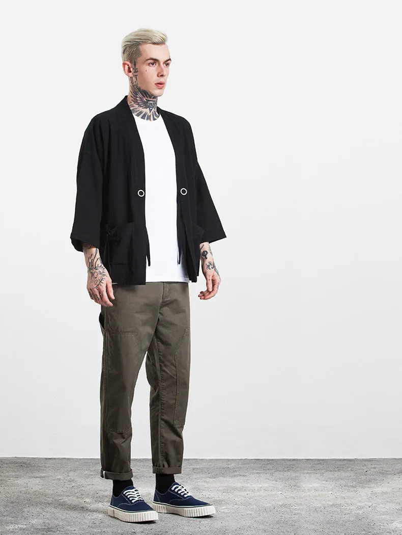 Men's Long Sleeved Japanese Shirt
