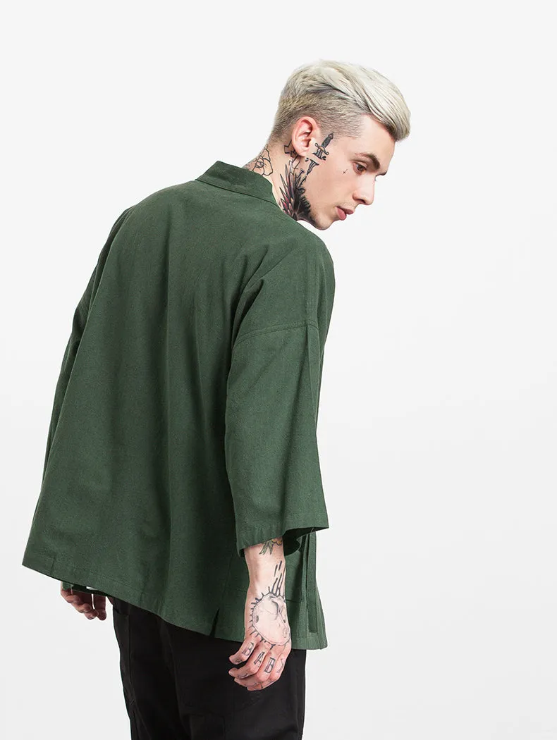 Men's Long Sleeved Japanese Shirt
