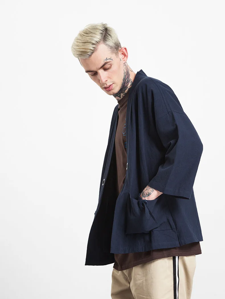 Men's Long Sleeved Japanese Shirt