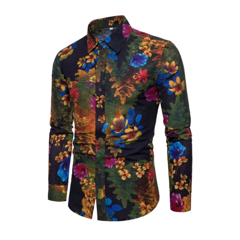 Men's Spring/Autumn Casual Linen Shirt