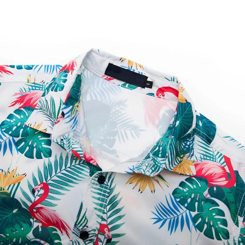 Men's Summer Casual Long Sleeved Shirt With Print