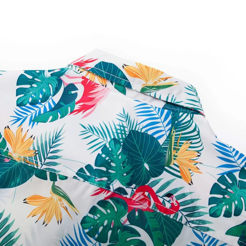 Men's Summer Casual Long Sleeved Shirt With Print