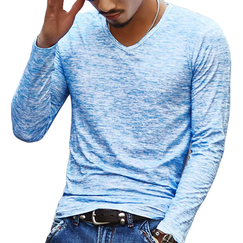 Men's Summer Casual Long Sleeved T-Shirt