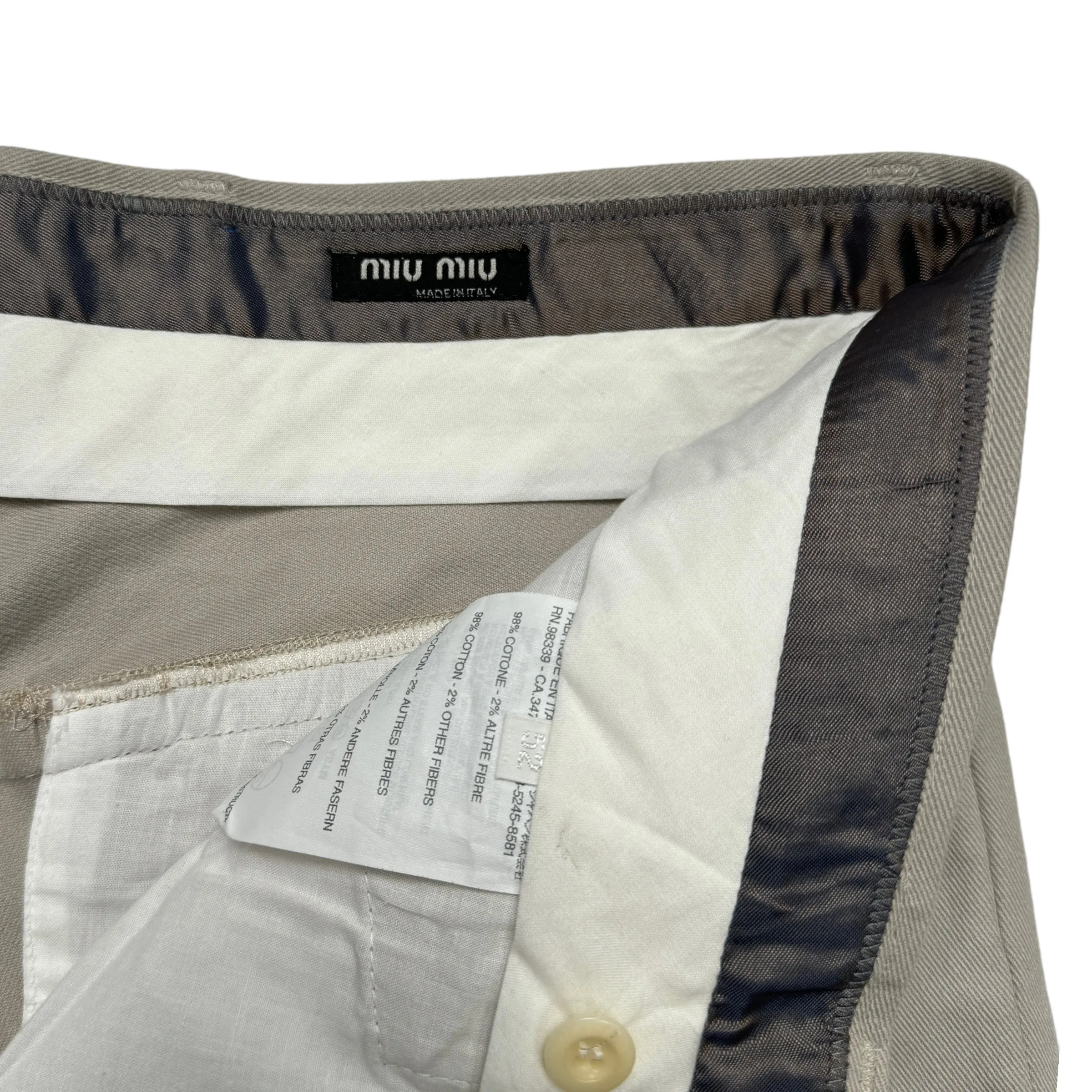 Miu Miu Technical Trousers