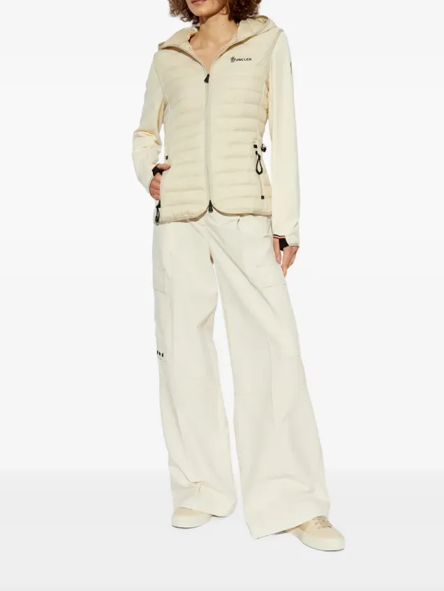 Moncler Grenoble technical froissé trousers