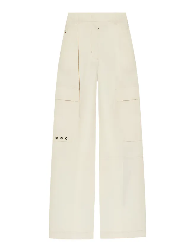 Moncler Grenoble technical froissé trousers