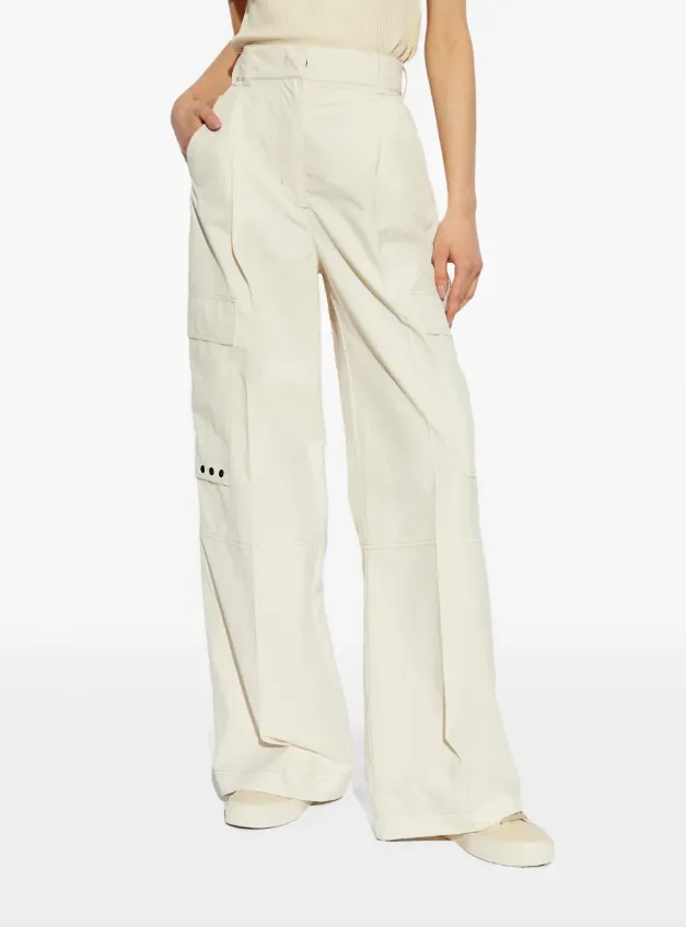 Moncler Grenoble technical froissé trousers