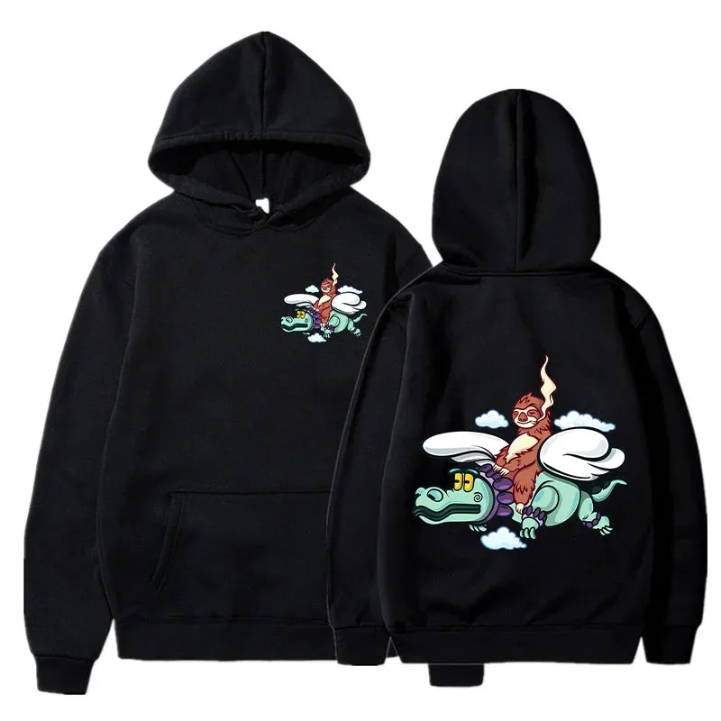 Natanael Cano Nata Montana Oversized Sweatshirts - HipHop Fashion