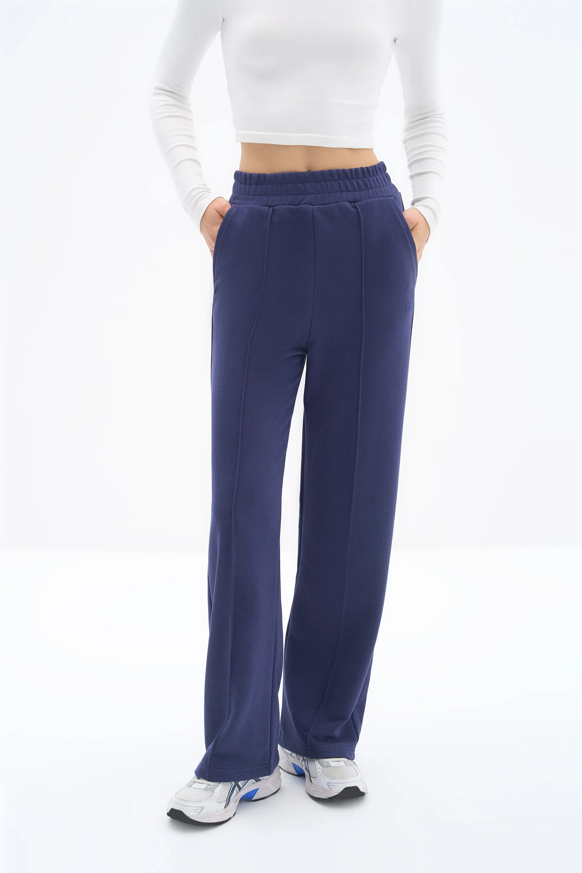 Navy Blue Lubna Pants