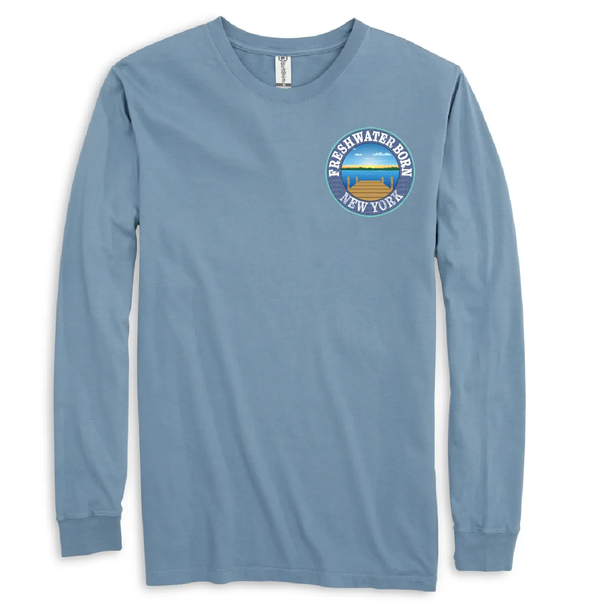 New York Freshwater Born "All For Rum and Rum For All" Men's Cotton Long Sleeve Shirt