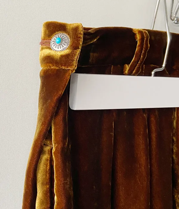 nowos/VELOUR PANTS(BROWN)
