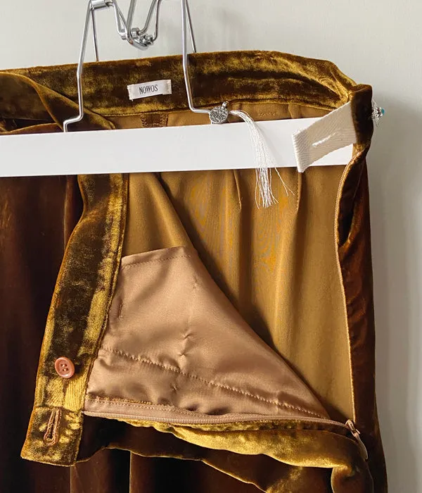nowos/VELOUR PANTS(BROWN)