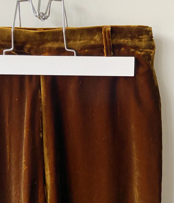 nowos/VELOUR PANTS(BROWN)