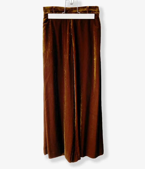 nowos/VELOUR PANTS(BROWN)