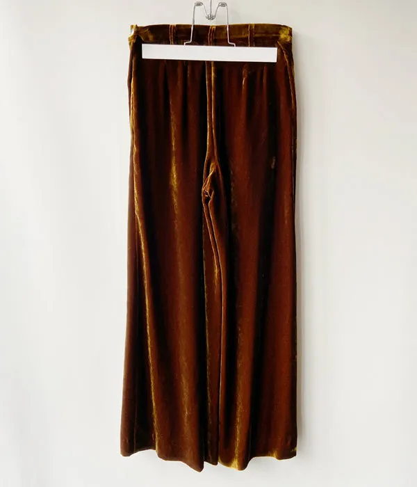 nowos/VELOUR PANTS(BROWN)