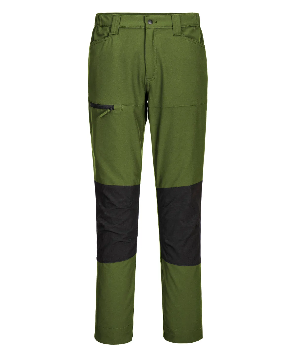 Olive Green - WX2 stretch work trousers (CD886) slim fit