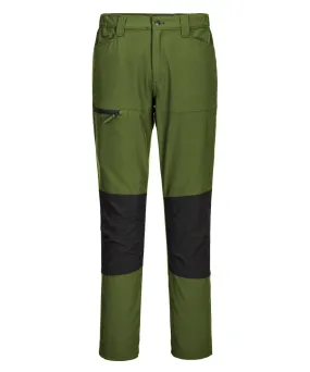 Olive Green - WX2 stretch work trousers (CD886) slim fit