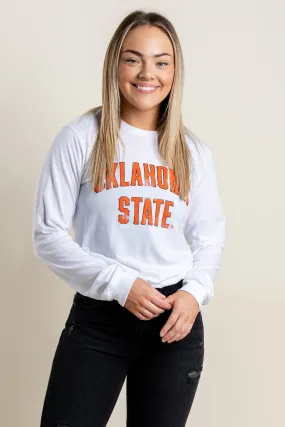 OSU classic arch long sleeve t-shirt white