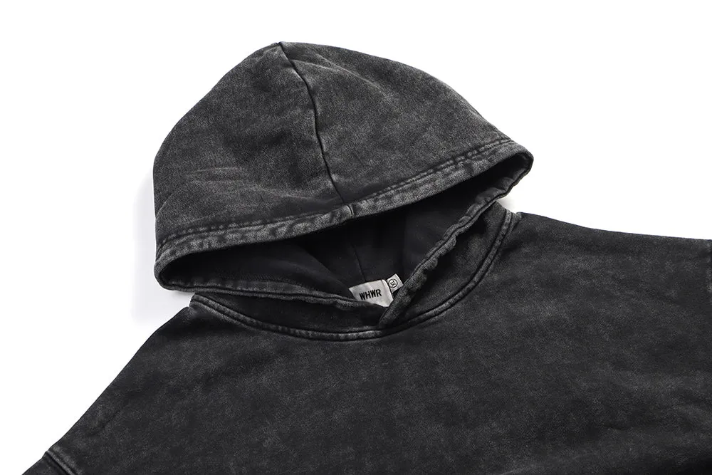 Oversized Dyed Washed Hoodie