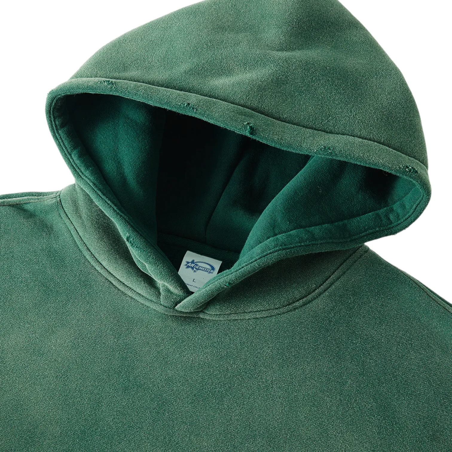 Oversized fit heavy fleece with gradient wash hoodie