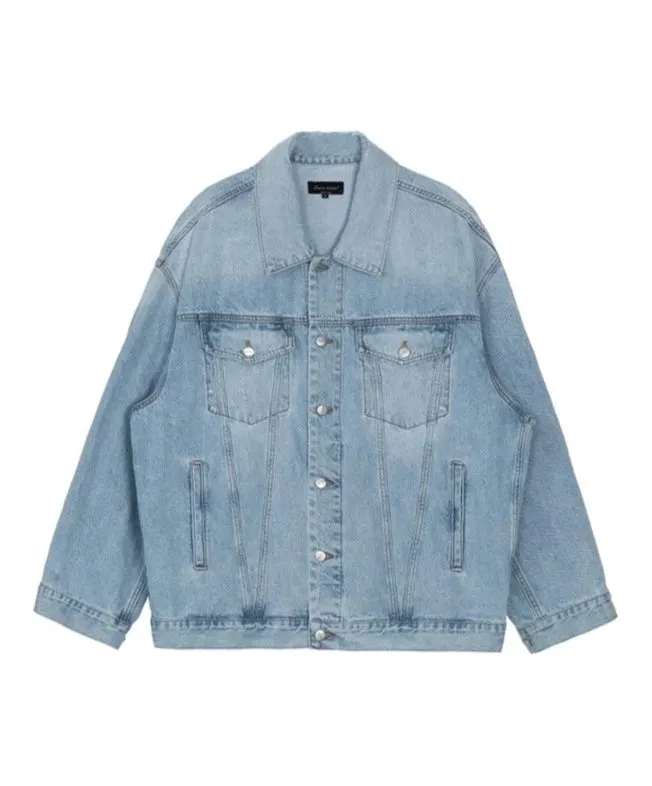 Oversized Washed Out Denim Jacket