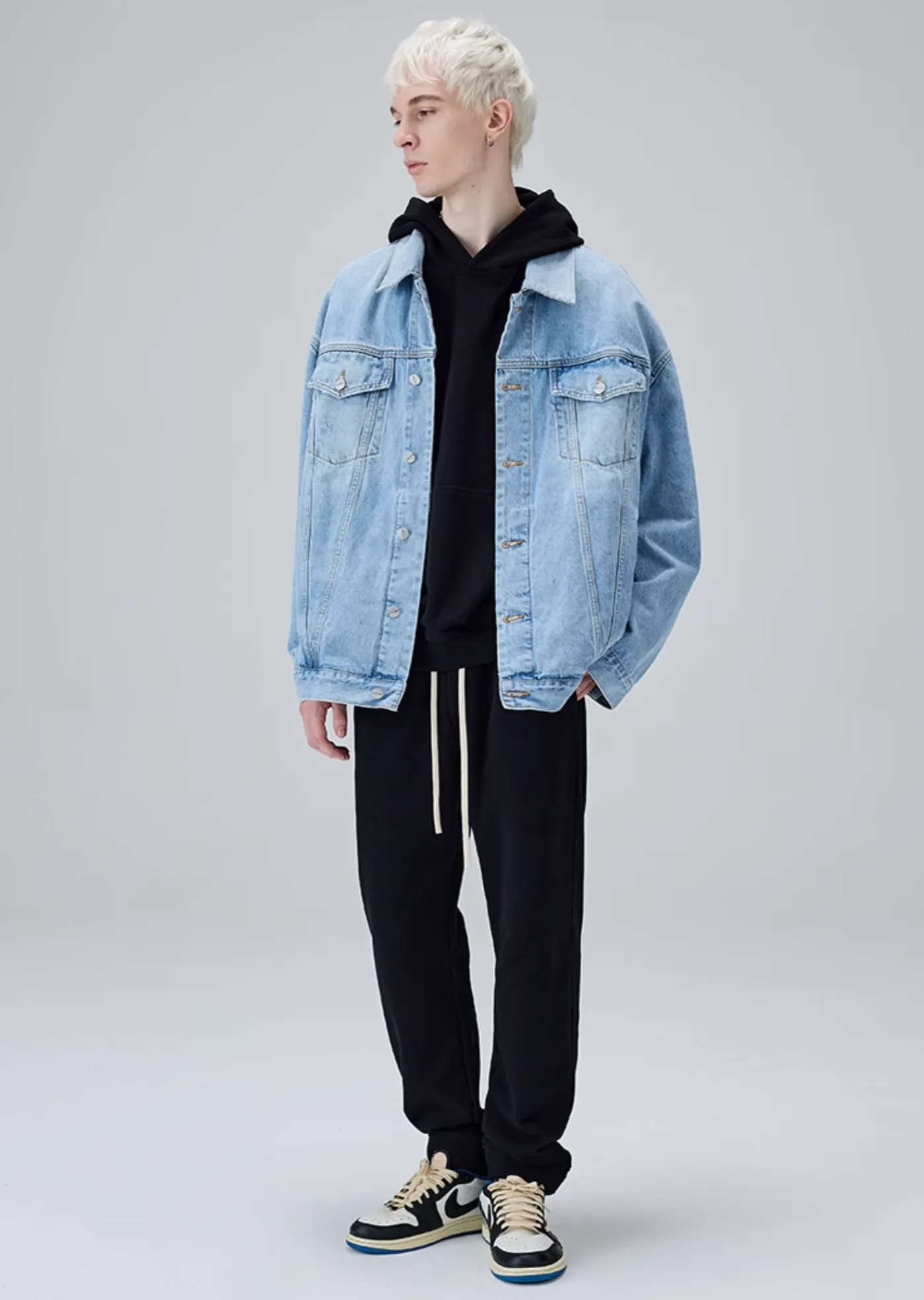 Oversized Washed Out Denim Jacket