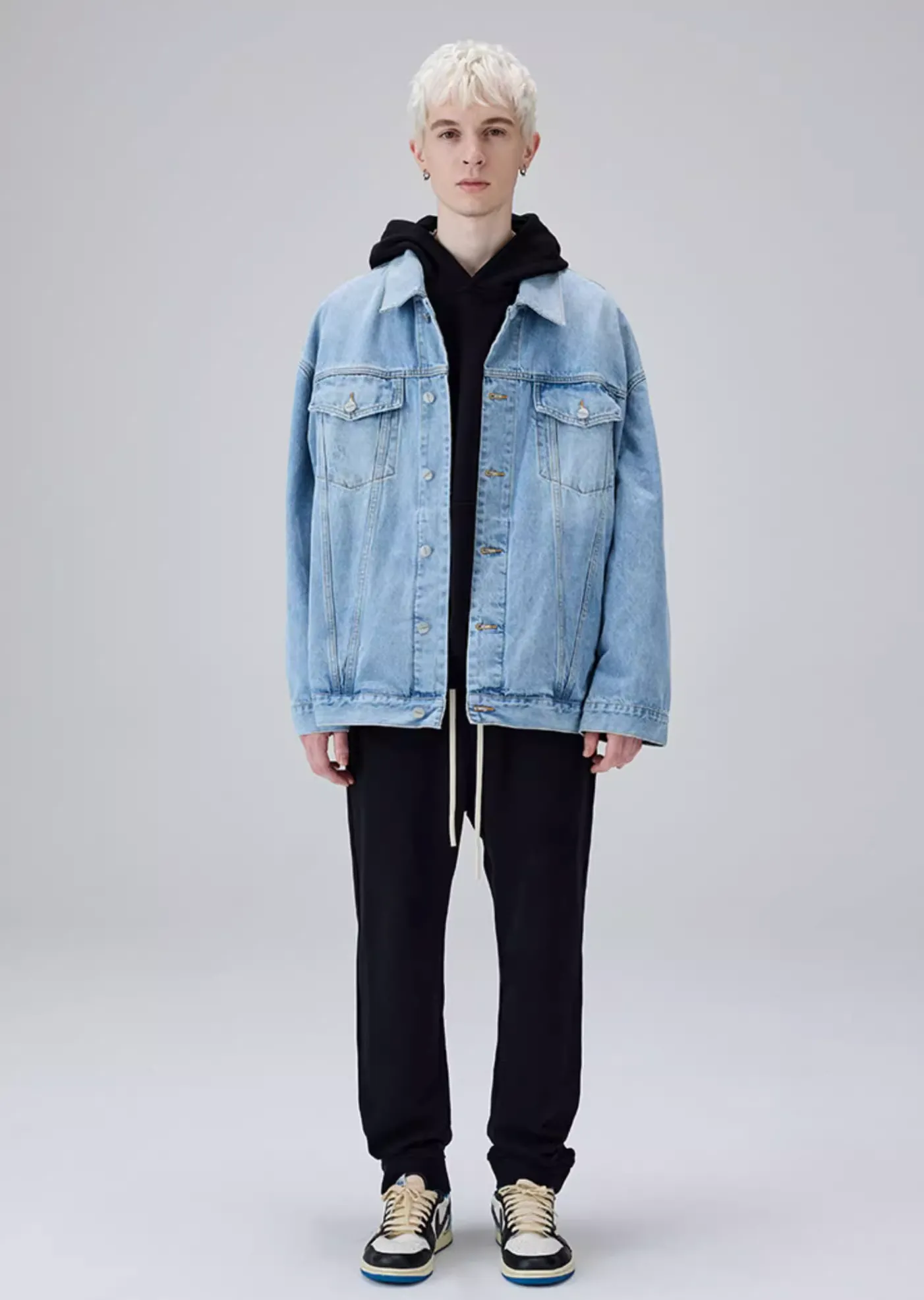 Oversized Washed Out Denim Jacket